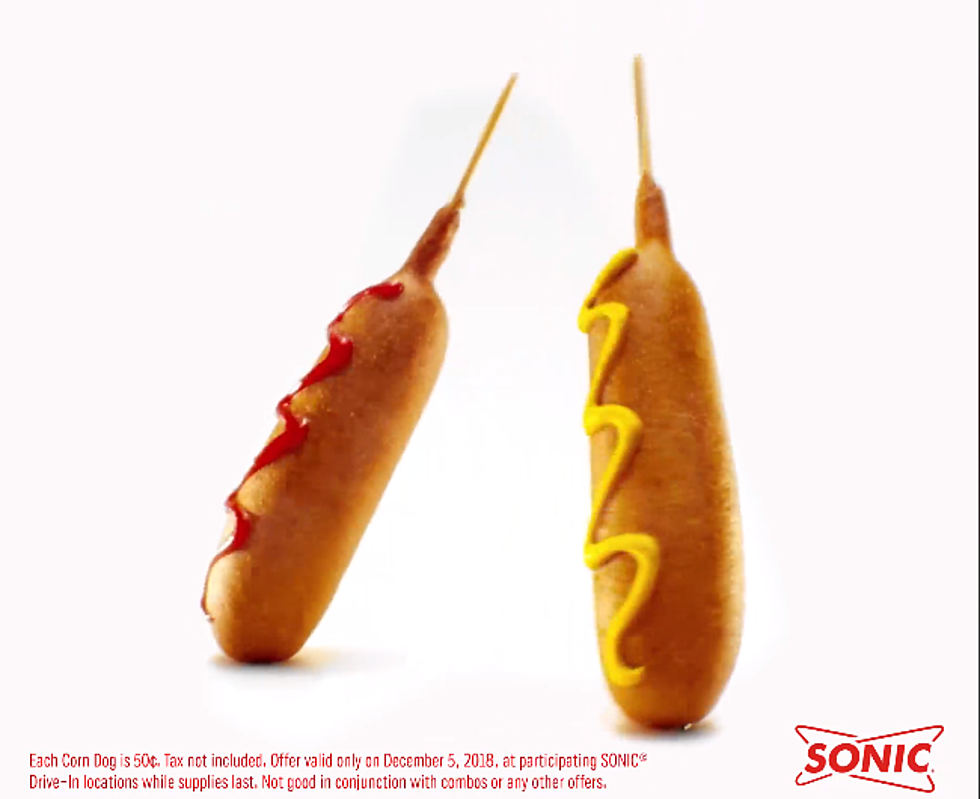 [VIDEO] Wednesday Is 50 Cent Corn Dogs At Sonic