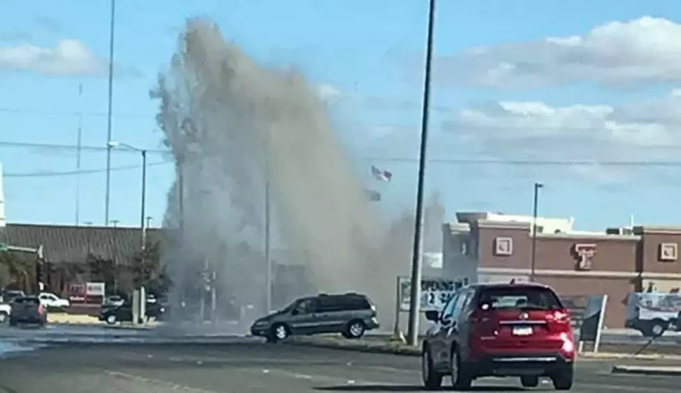 Photos: Geyser Shooting Water 30 Feet High at 98th & Quaker Means Someone Had a Bad Day