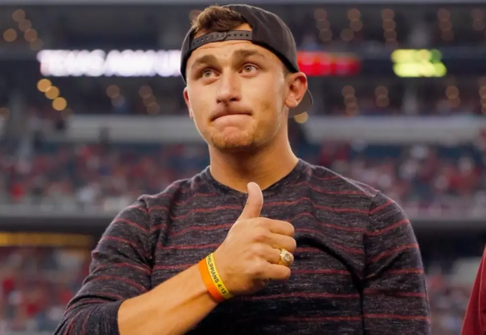 Johnny Manziel Throws Water Bottle at Heckler During AT&#038;T Byron Nelson Golf Tournament