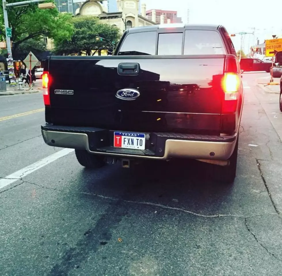 Is This the Greatest Texas License Plate Ever?