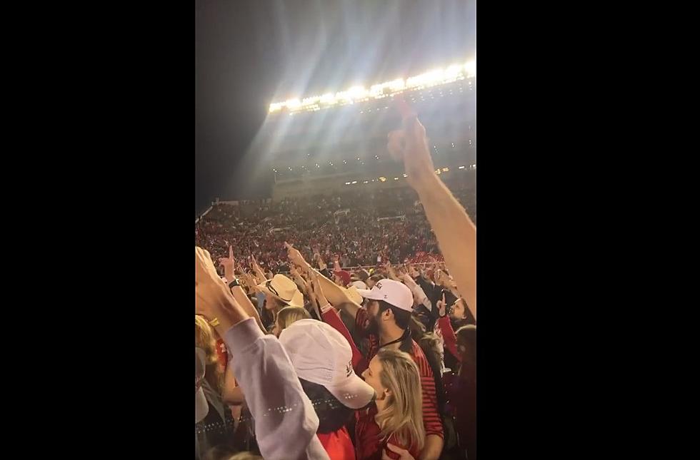 A Breathtaking On-The-Ground Look at Thousands of Texas Tech Fans Storming the Field