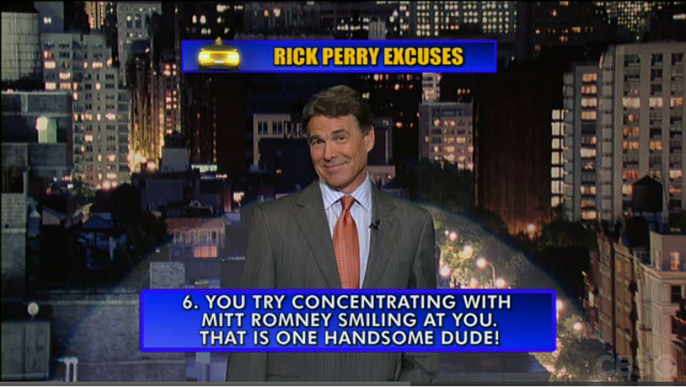 Governor Rick Perry on David Letterman [VIDEO]