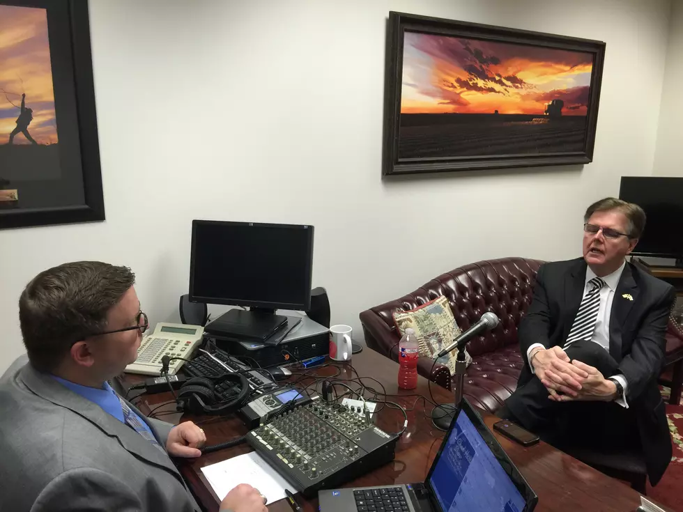 Lieutenant Governor Dan Patrick Talks Tax Relief, Border Security [INTERVIEW]