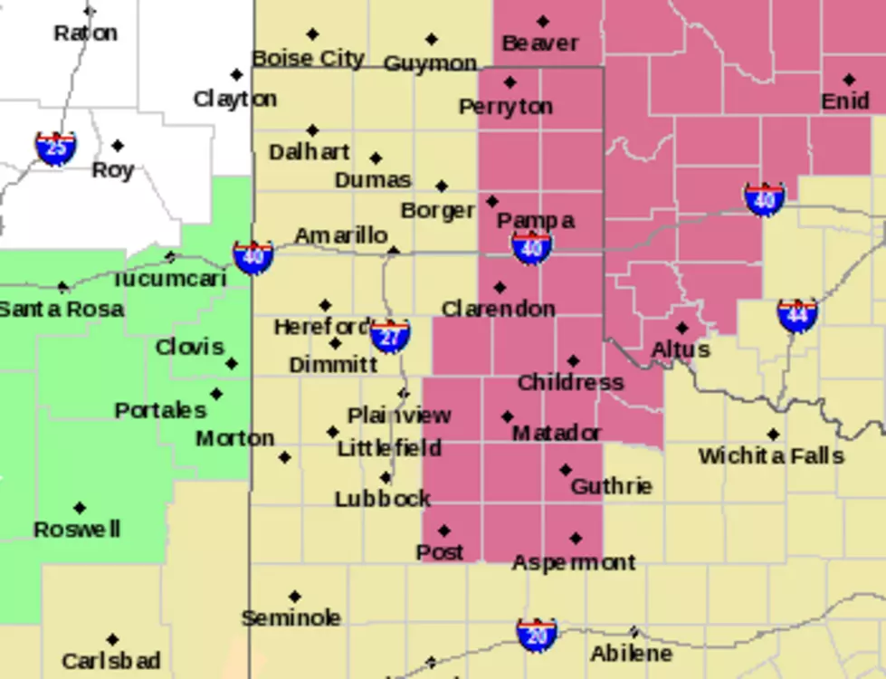 Severe Thunderstorm Watch Issued for Eastern South Plains