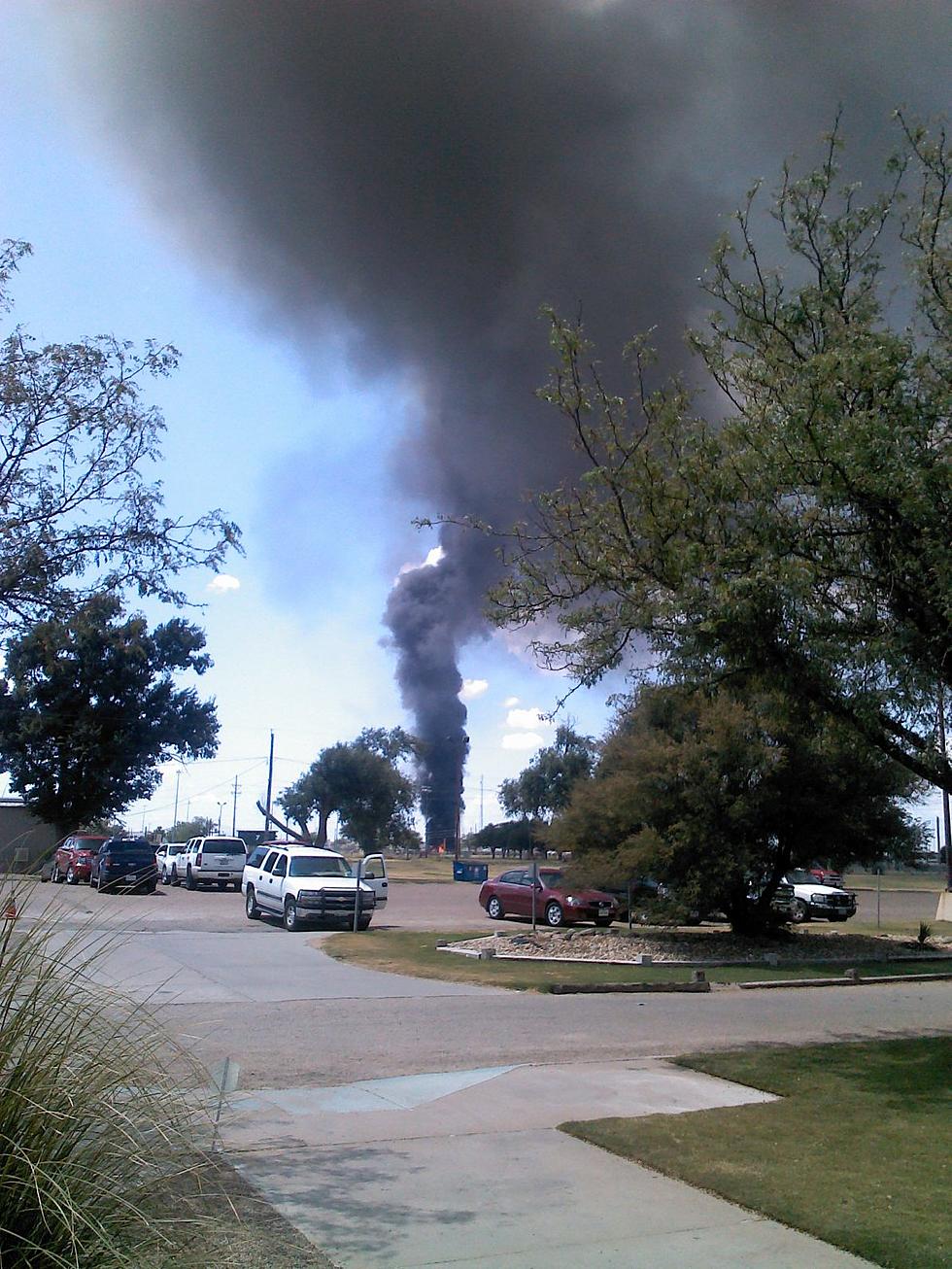 Lubbock Fire Department Battling Large Fire Near South Plains Electric Coop Offices