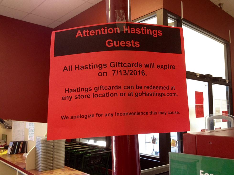 Hastings Announces Expiration Date for Gift Cards, Suspends Buyback Program