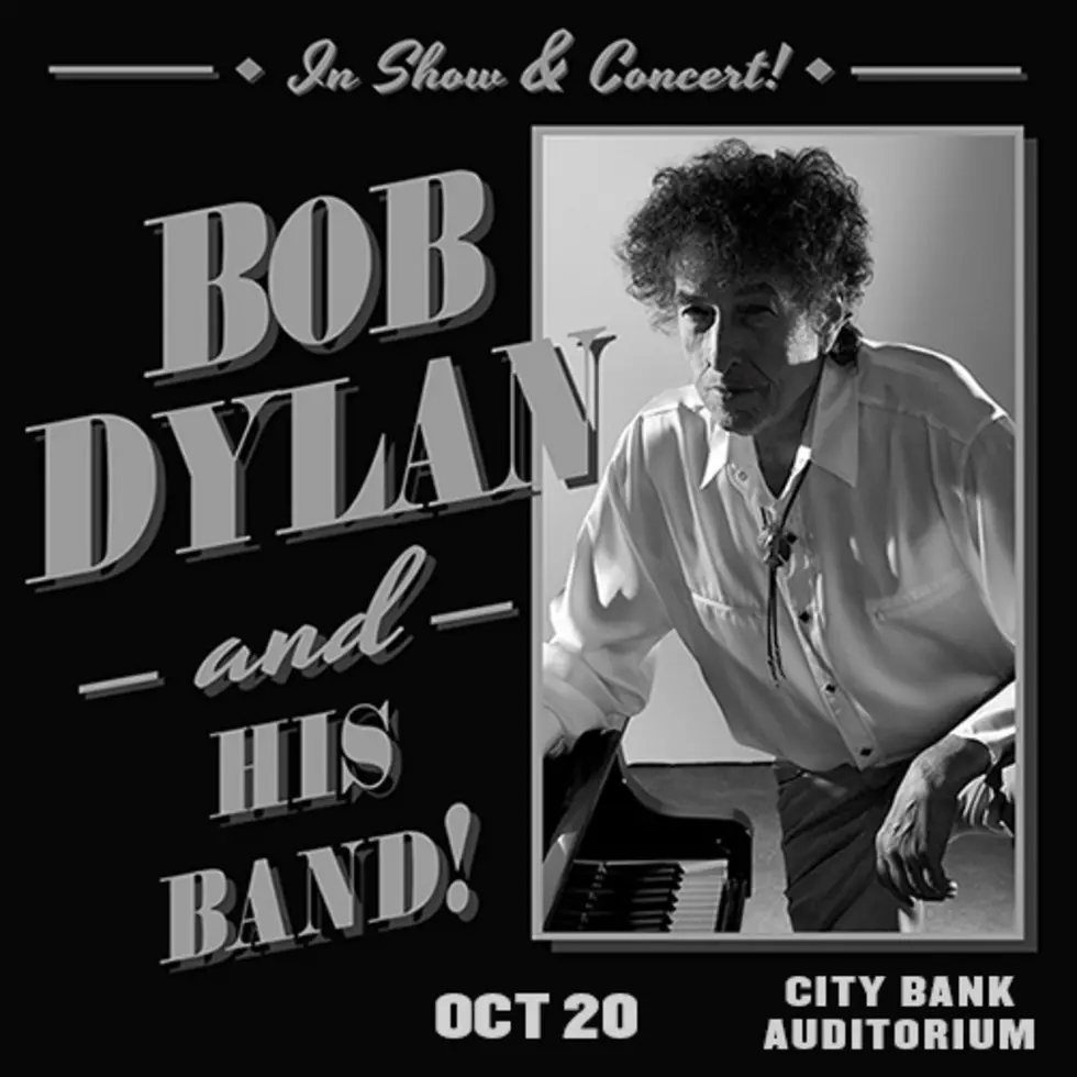 Bob Dylan to Perform at City Bank Auditorium in October