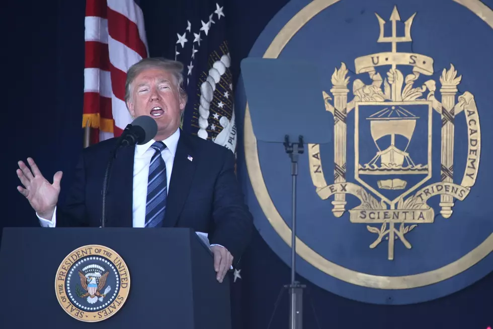 President Trump Speaks at Naval Academy Graduation