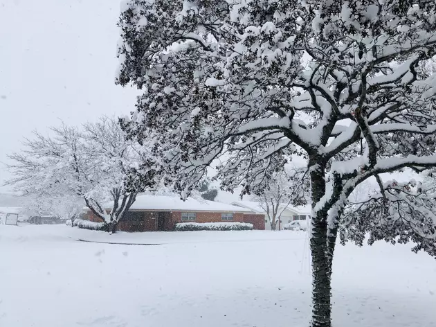 Record Breaking Snowfall For Lubbock On Tuesday