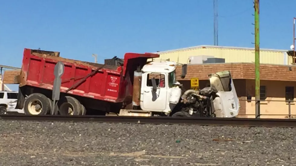 LPD Investigate Collision Between Truck and Train