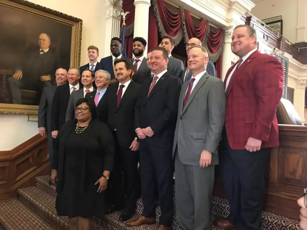 Texas Tech Red Raider Basketball Team Honored at the State Capitol