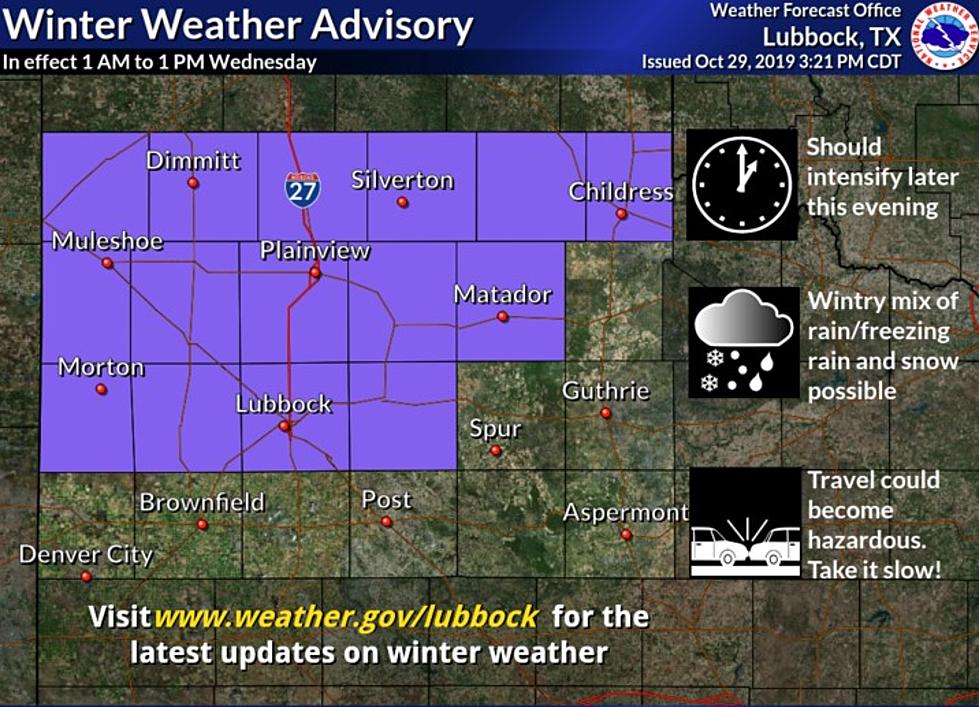 Potential Freezing Rain and Drizzle For South Plains