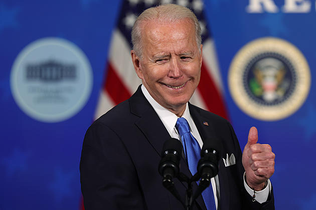 Biden Brushes Off Question About Infrastructure Divide With Republicans With a Joke
