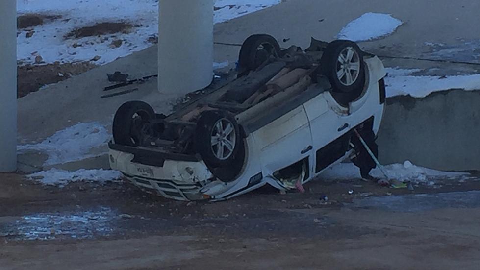 Driver Suffers No Injuries After Rollover Northwest of Lubbock