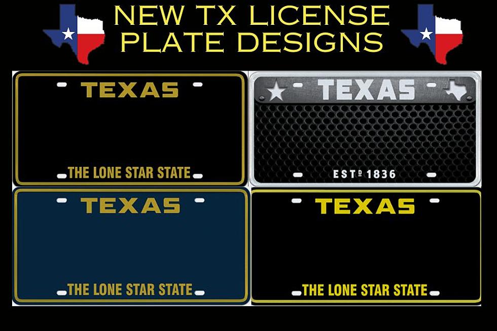 Check Out The Brand New Texas License Plate Designs