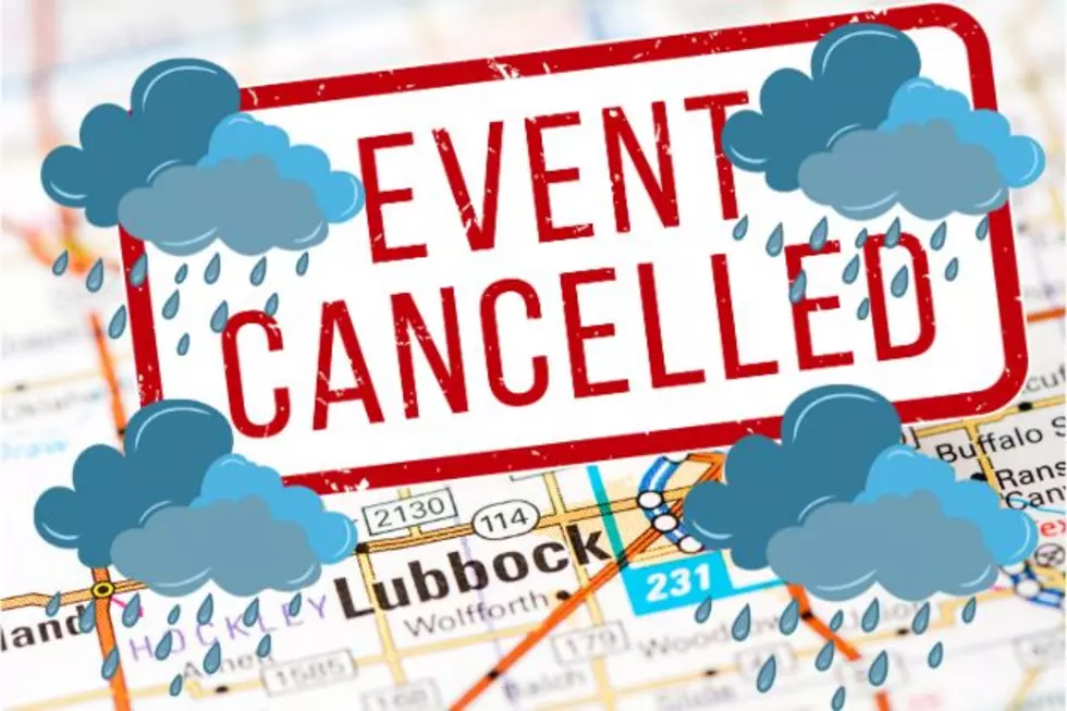 Rain Out: Weekend Forecast Washing Away Lubbock Area Event Plans