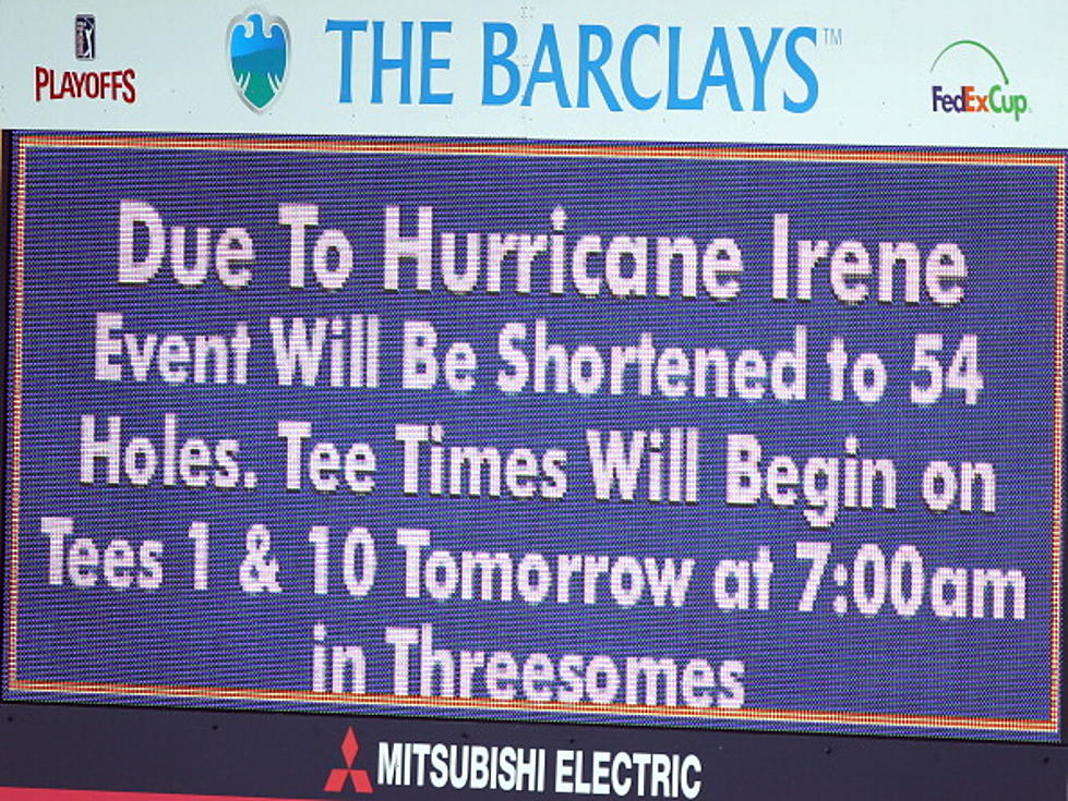 Hurricane Irene Cuts Barclay Down to 54 Holes