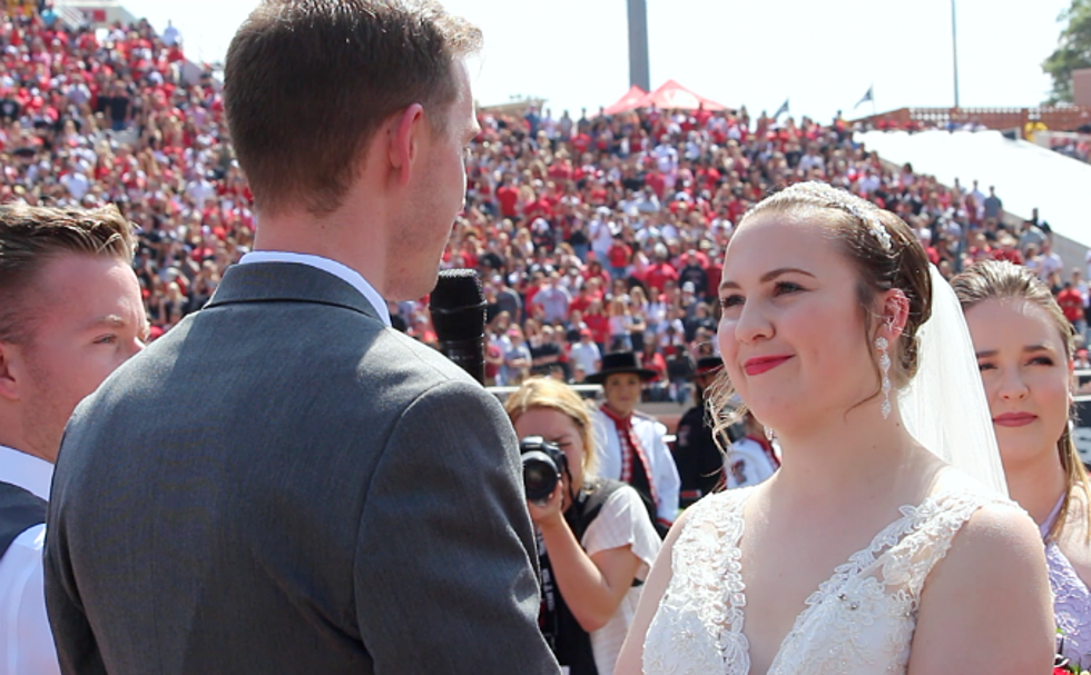It’s Always a Great Day for a Red Raider Wedding [Watch]