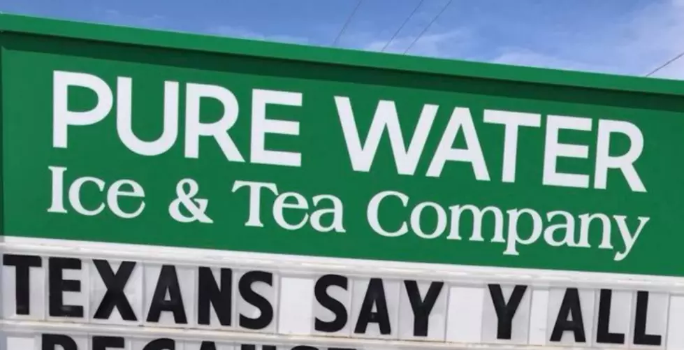 Lubbock’s Pure Water Ice & Tea Company Burns Oklahoma Sooners With Funny Sign [Photo]