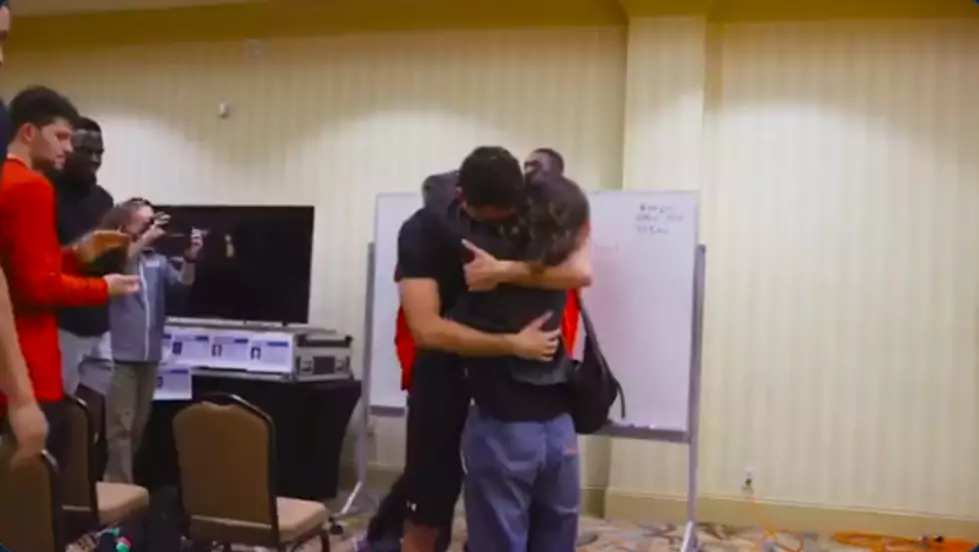 Watch: Davide Moretti Gets Surprised By Family Before Sweet 16 Matchup Against Michigan