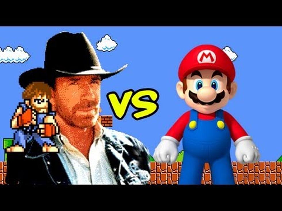 Video Game Mashups: Chuck Norris VS Super Mario Bros [Video]