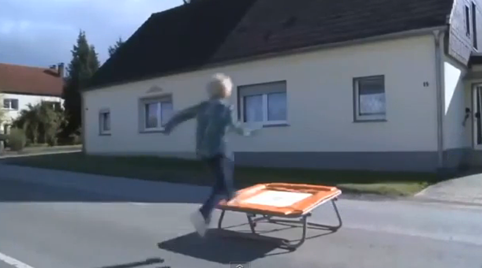 Check Out This Trampoline Stunt With A Crazy Ending – [VIDEO]