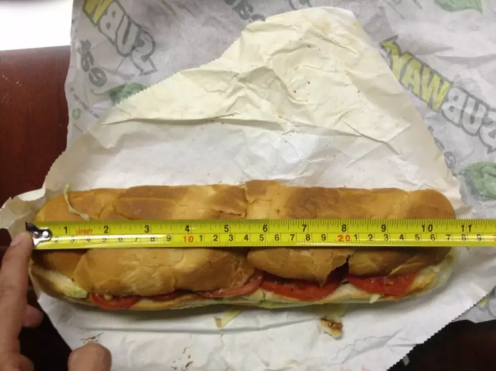 Subway Foot-Long Sandwich Comes Up Short &#8211; [VIDEO]