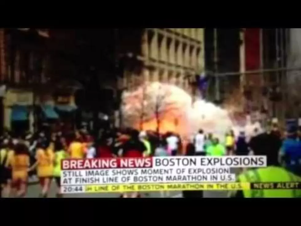 Two Explosions At The Finish Line Of the Boston Marathon [VIDEO]