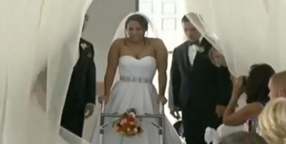 Paralyzed Bride Vows To Walk At Wedding…Does! [Video]