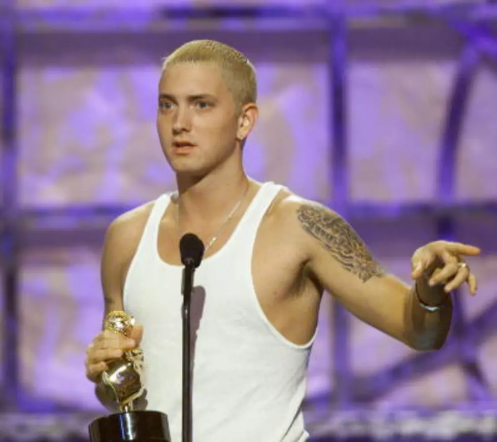 Eminem Acts Strange While Commentating A College Football Game [VIDEO]