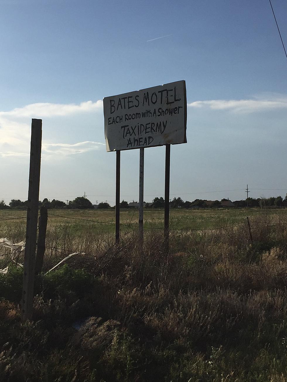 What’s The Strange “Bates Motel” Sign Off I-40 About?