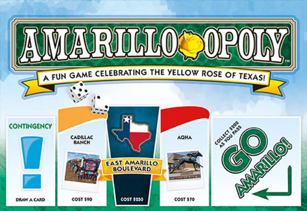 Win The “Amarillo-opoly” Board Game By Playing #STAYHOME Bingo