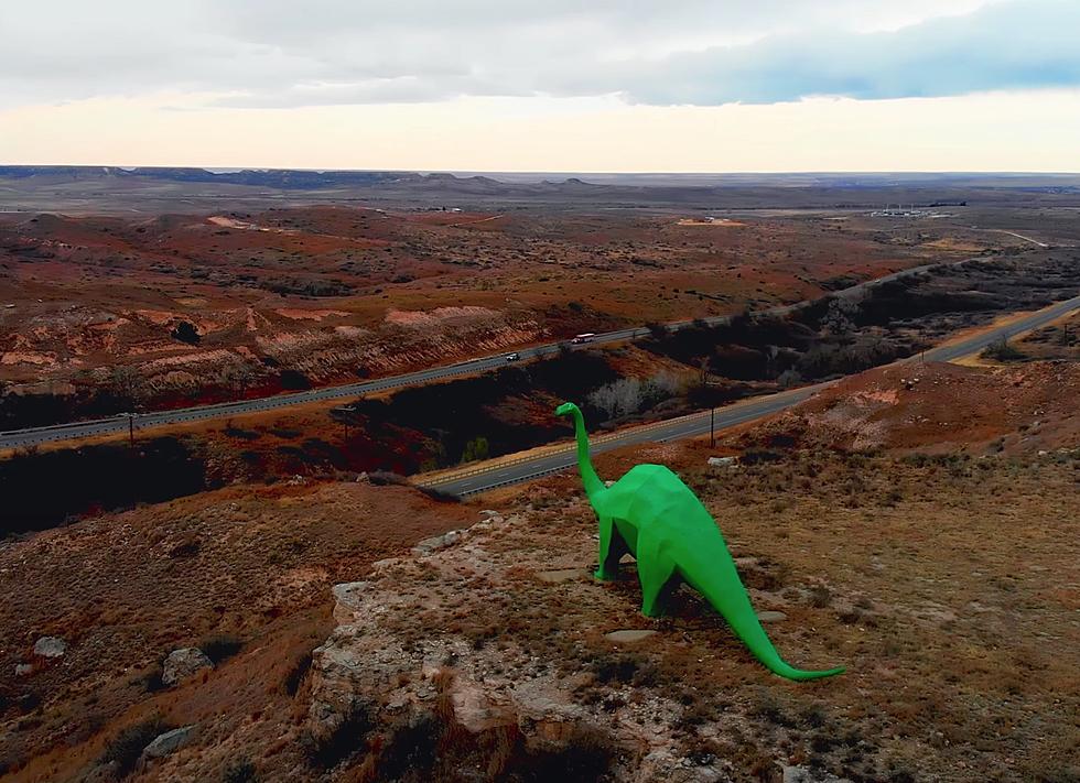 Have You Seen The Lovely Green Dinosaur of Canadian, Texas?