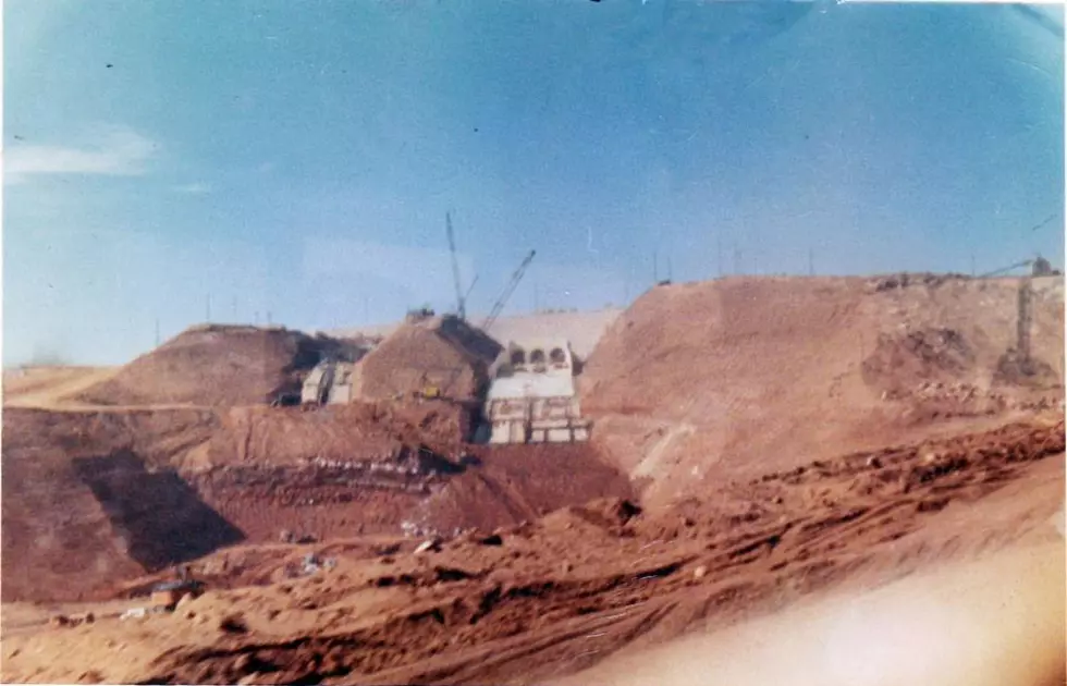 Historic Photos Show The Construction Of The Lake Meredith Dam
