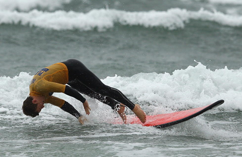 Surfer Rides Wave Into The Record Books