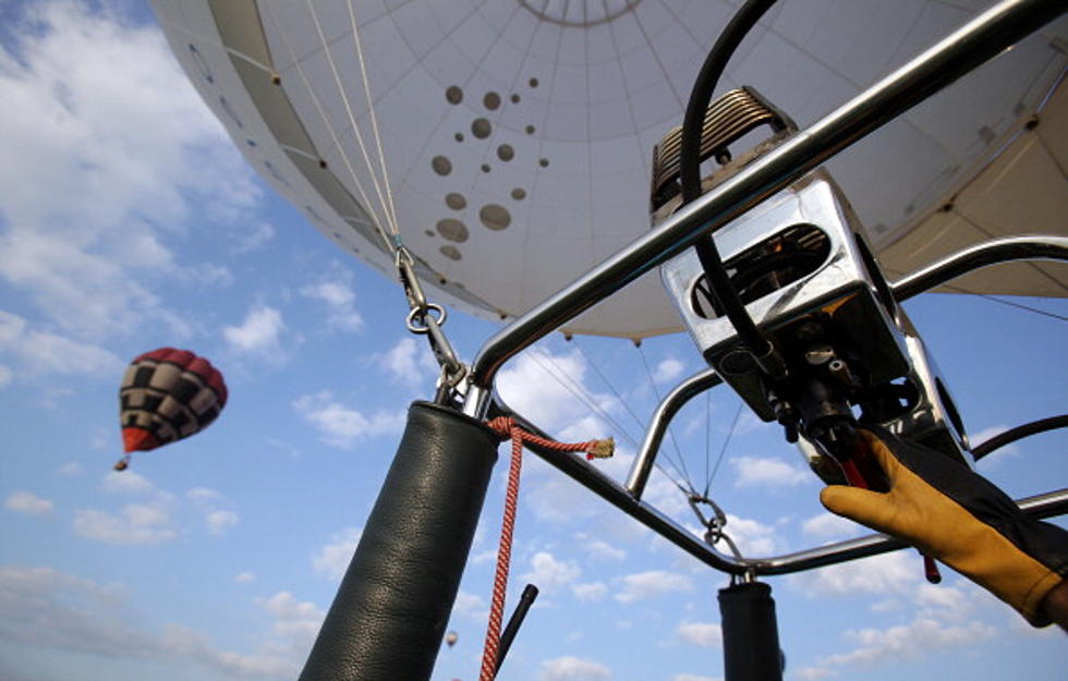 Rising Hot Air Balloons Over Amarillo Raising Funds