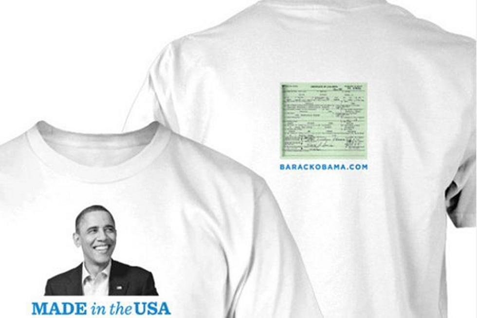 Obama Reelection Campaign Selling Birth Certificate T-Shirts
