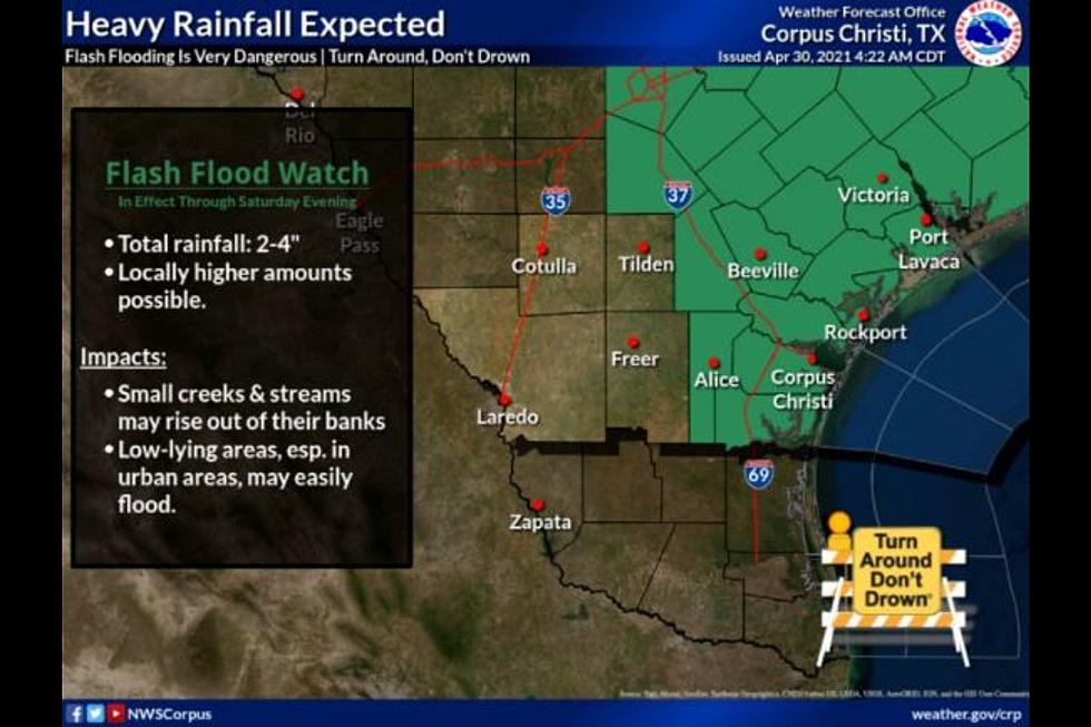 Flash Flood Watch Issued for Victoria County