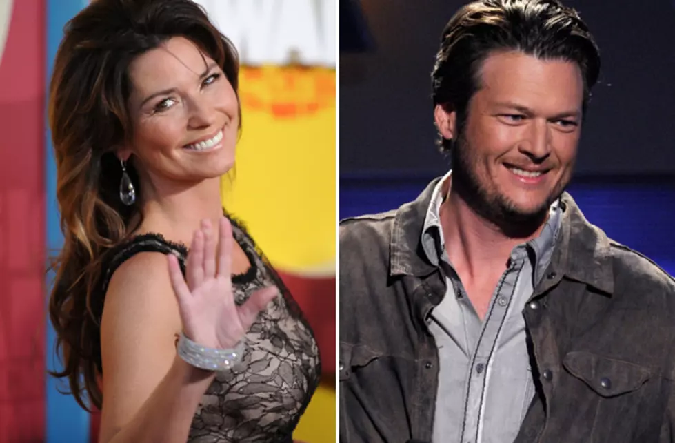 Shania Twain Falls Before Presenting CMT Male Video of the Year Award to Blake Shelton