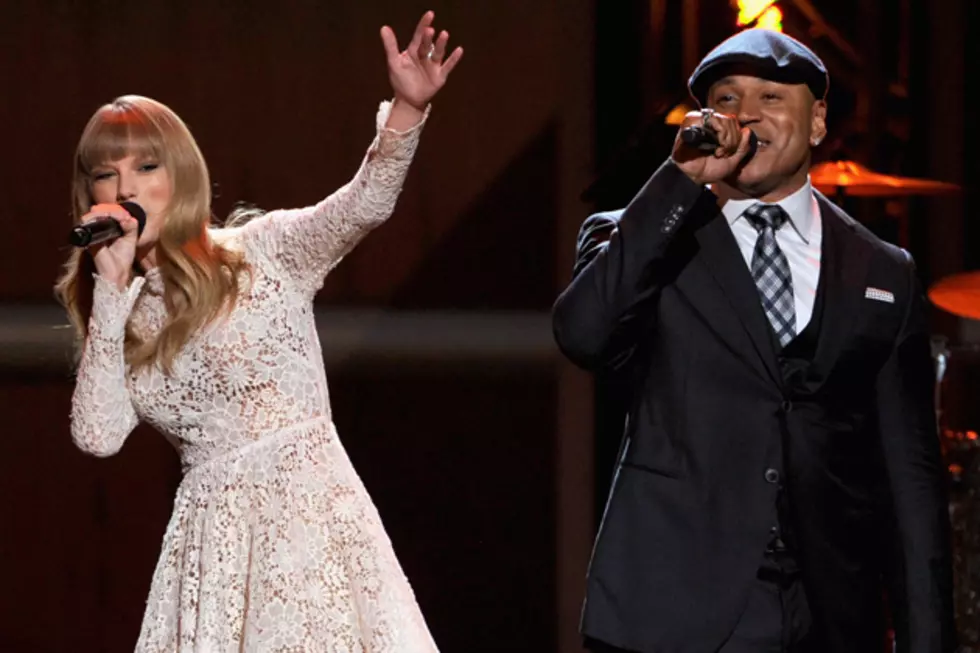 Taylor Swift Beatboxes to ‘Mean’ With LL Cool J at Grammy Nominations Concert