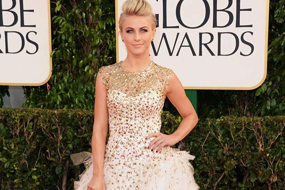 Julianne Hough Wore Real Beetle Earrings to the Golden Globes