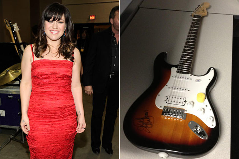 Win a Guitar Autographed by Kelly Clarkson