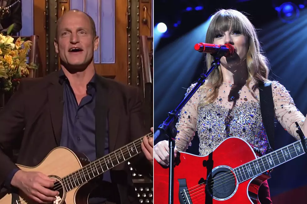 Woody Harrelson, Jennifer Lawrence + Friends Spoof Taylor Swift’s ‘1989’ on ‘SNL’ [Watch]
