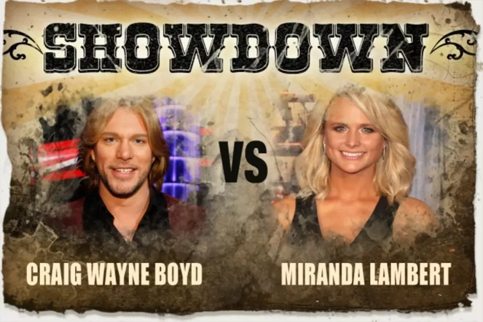 Craig Wayne Boyd vs. Miranda Lambert &#8211; The Showdown