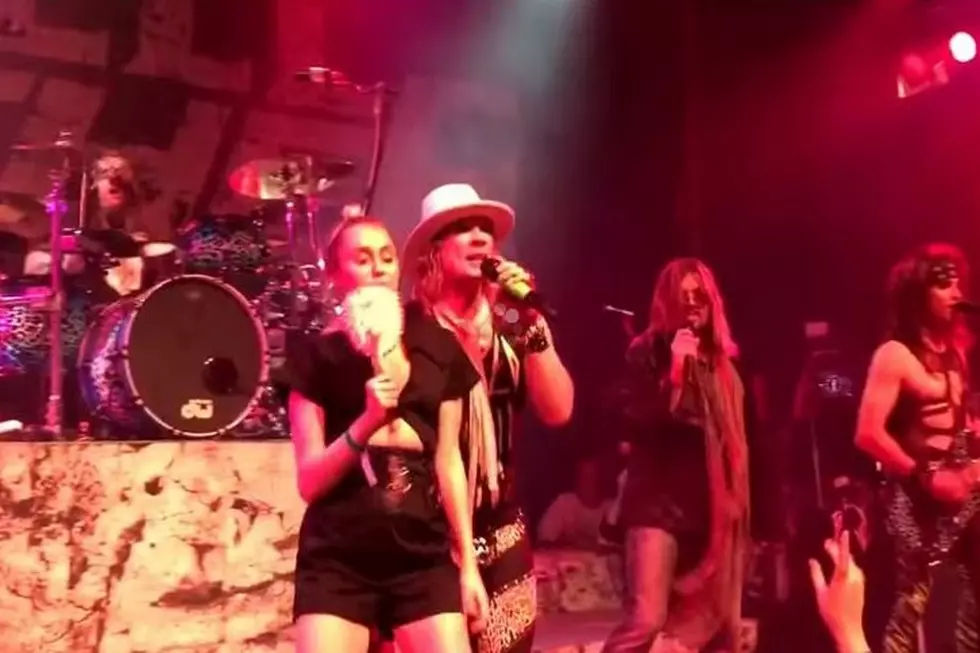 Billy Ray, Miley Cyrus Join Steel Panther for Def Lep Cover 