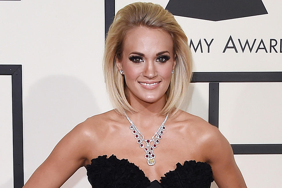 Carrie Underwood’s Grammy Look Includes Valentine’s Gift From Mike Fisher