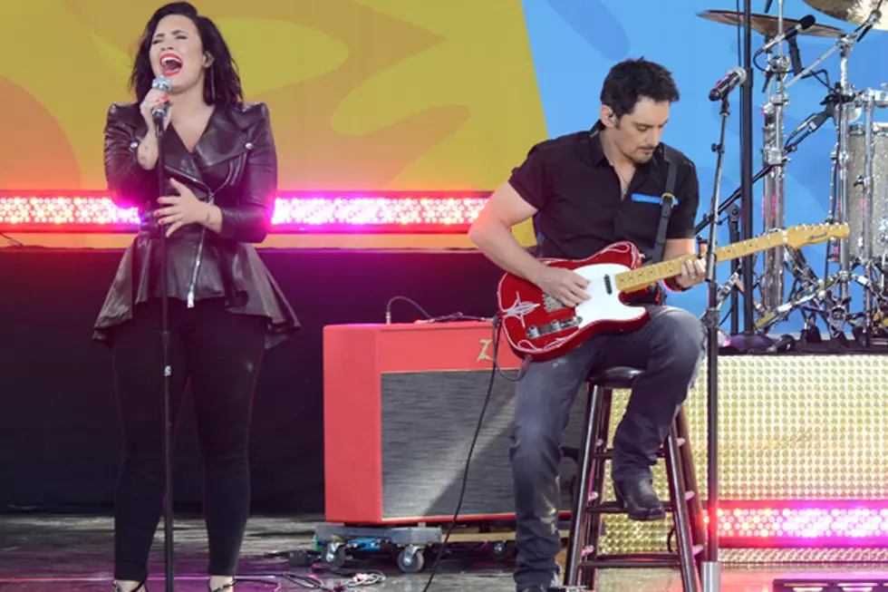 Brad Paisley Sits in With Demi Lovato on ‘Good Morning America’ [Watch]