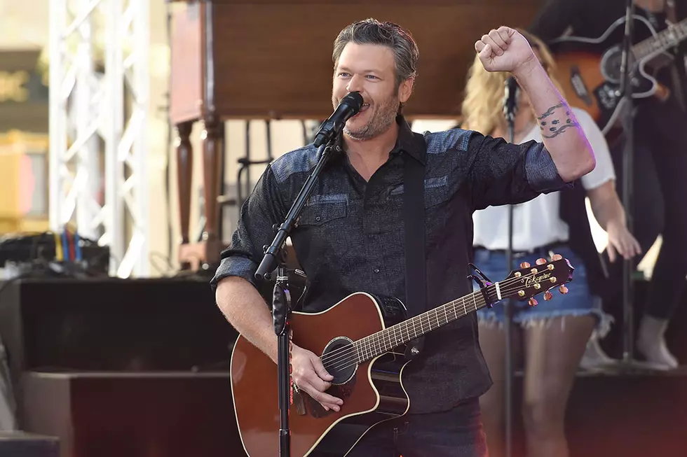 Blake Shelton Celebrates 23rd No.1 With ‘A Guy With a Girl’