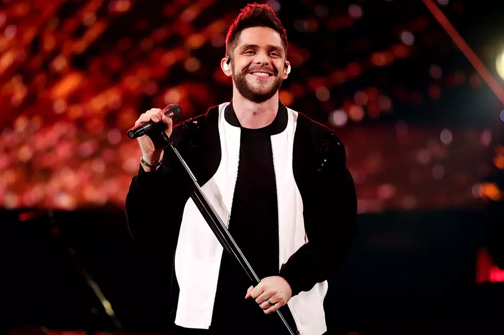 Thomas Rhett Is the ‘Star of the Show’ at Double No. 1 Party