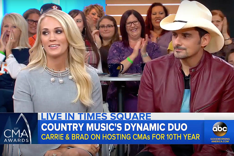 Brad Paisley, Carrie Underwood Hint at ‘Really Special Moment’ During 2017 CMA Awards